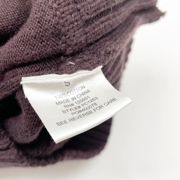 Pink Rose brown knit button up vest - Picture 4 of 5